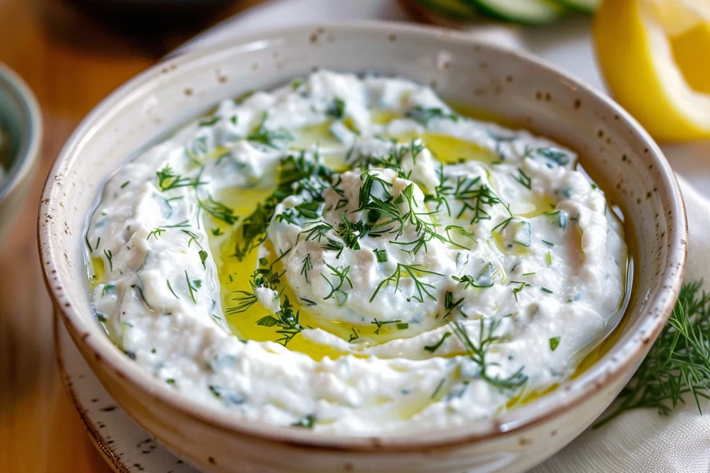 Fresh and Creamy Tzayziki Sauce in Minutes