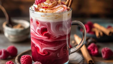 Iced Raspberry Vanilla Chai