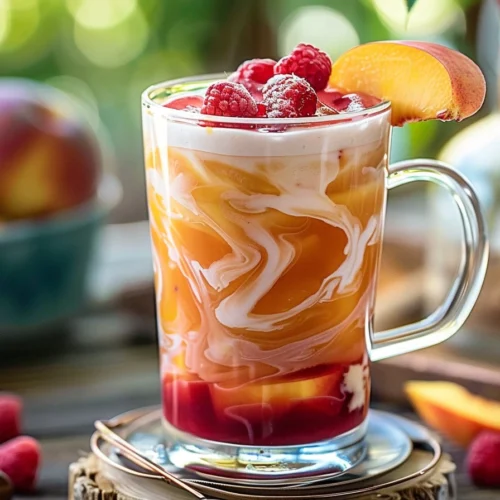 Refreshing Iced Peach Vanilla Chai in 5 Easy Steps