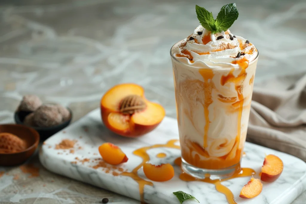Refreshing Iced Peach Vanilla Chai in 5 Easy Steps