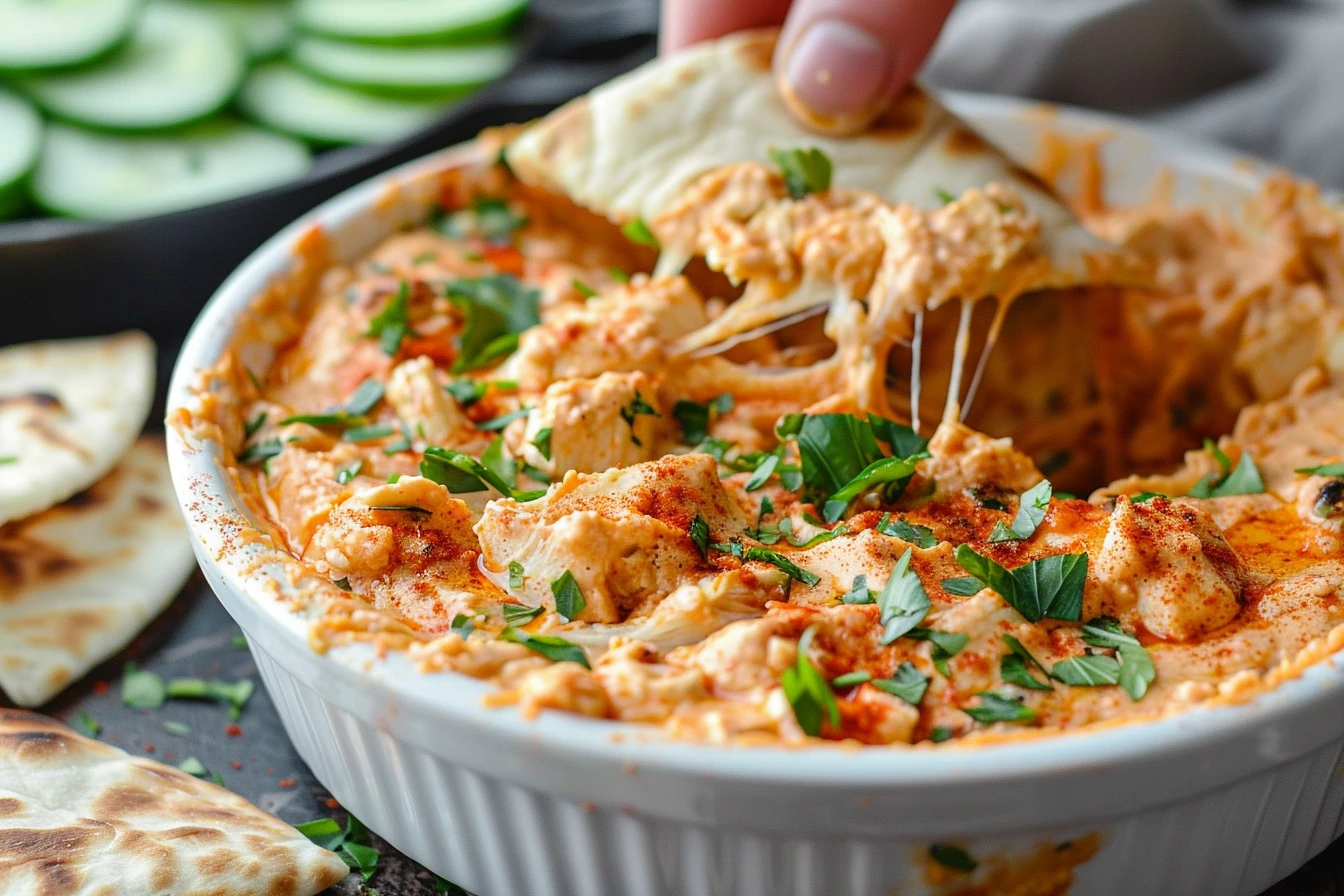 The Best High Protein Buffalo Chicken Dip Recipe