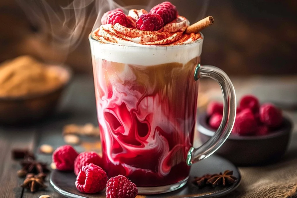 Iced Raspberry Vanilla Chai