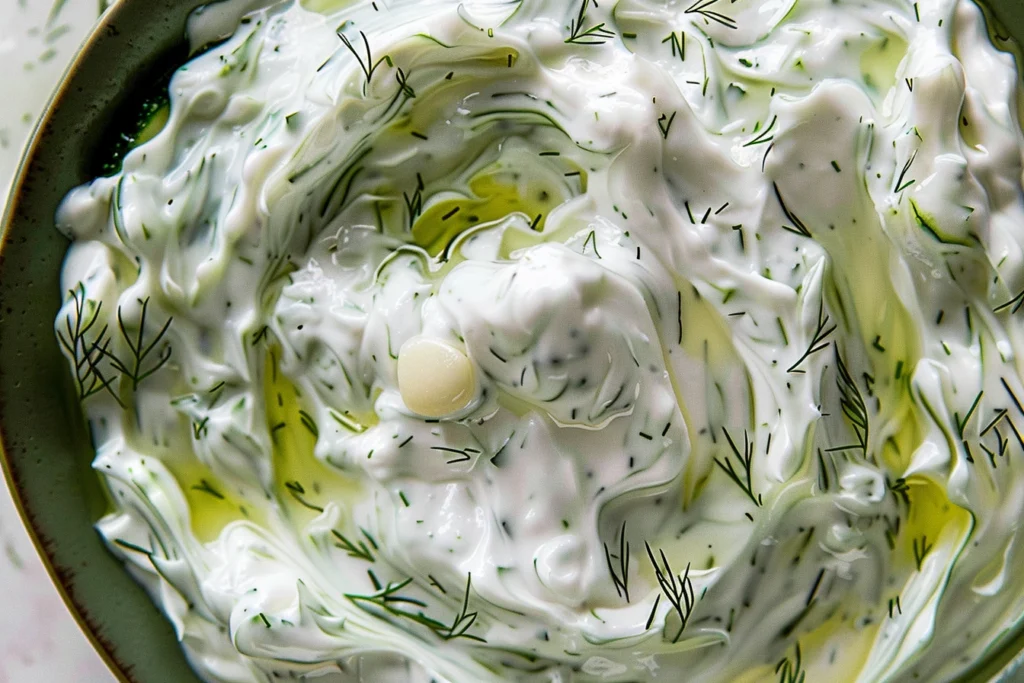 Fresh and Creamy Tzayziki Sauce in Minutes
